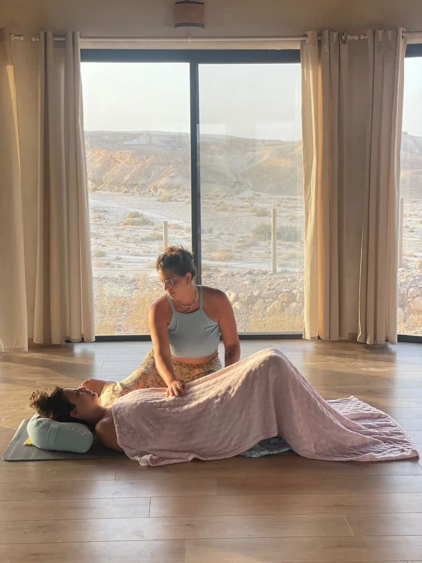 מפגש נשימה מעגלית - 1 תמונה מגלריית מפגשי הנשימה המעגלית מספר 1